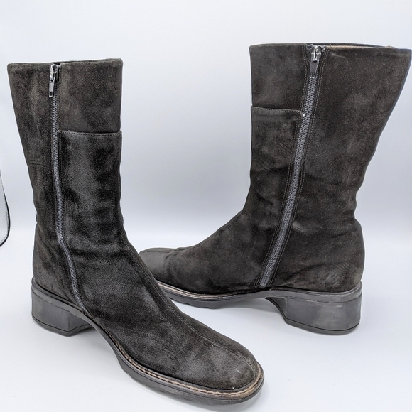 Aquatalia Weatherproof Women's Suede Leather Boots - Picture 5 of 16